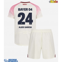 Bayer Leverkusen Aleix Garcia #24 Replica Away Minikit 2025-26 Short Sleeve (+ pants)